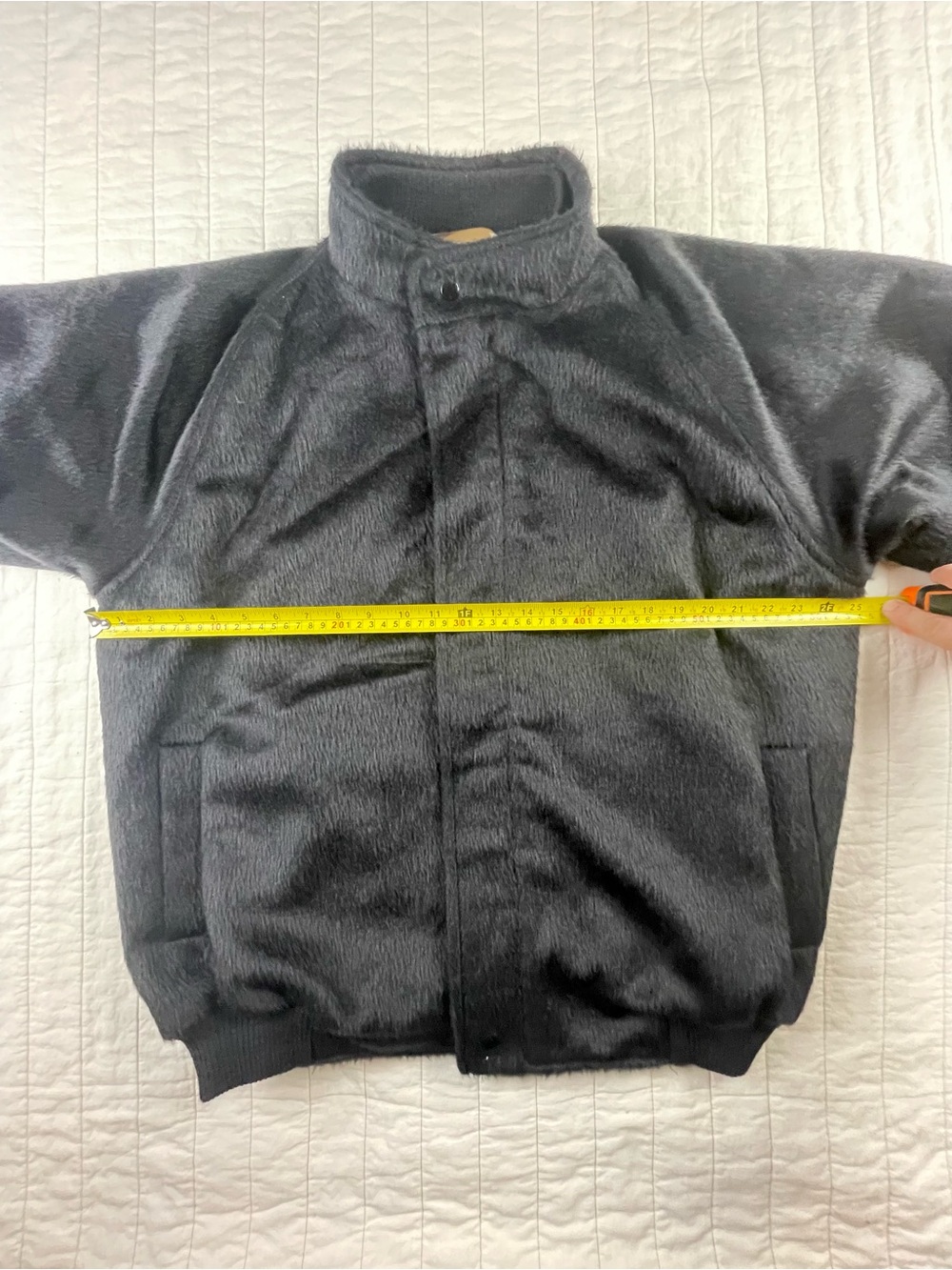 Everything Alpaca Peruvian Black Jacket Large (oversized fit see notes ) Unisex - Picture 5 of 8